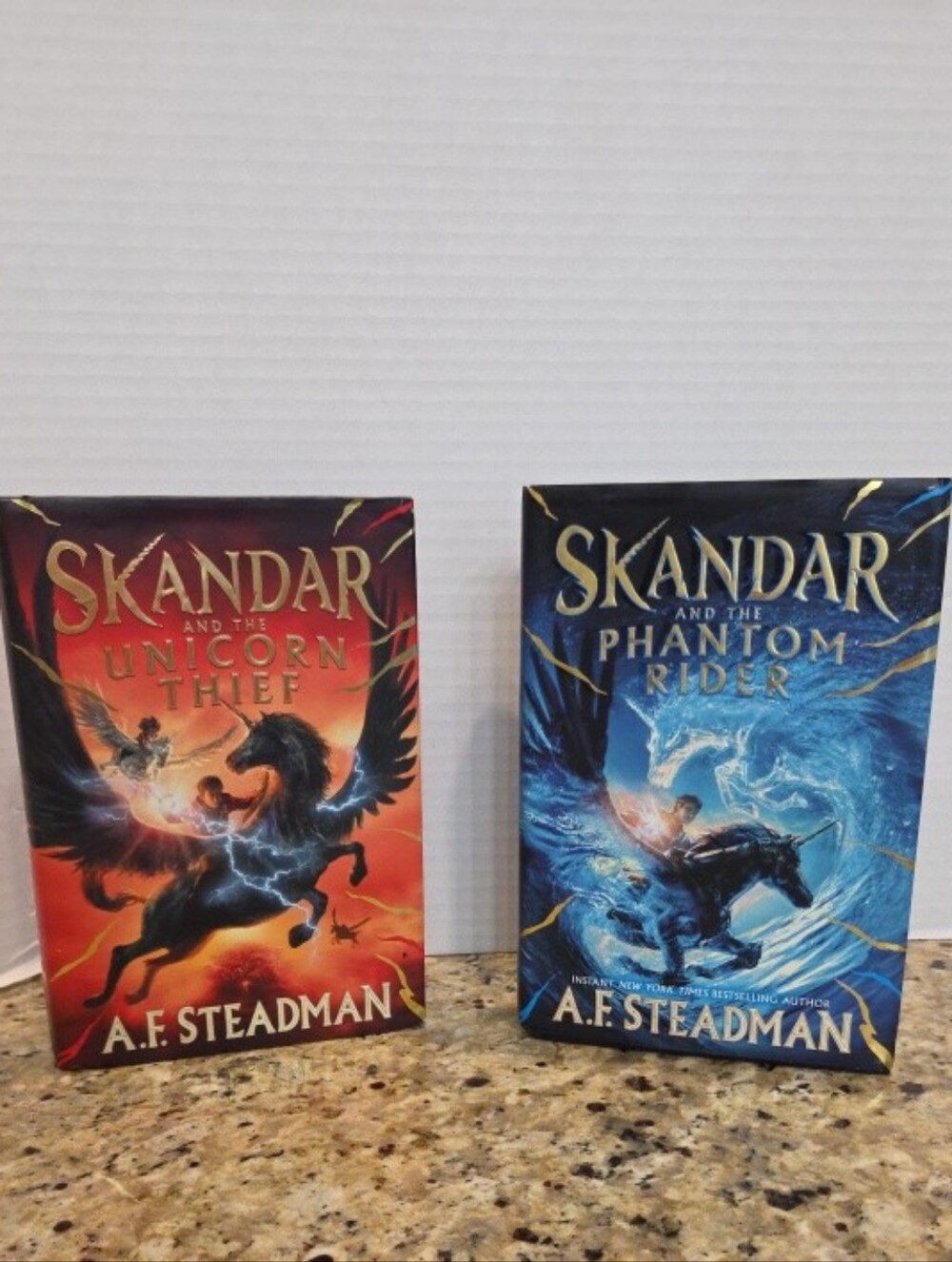 SKANDAR A E Steadman Unicorn Thief & Phantom Rider 1ST/1ST Simon Schuster HC
